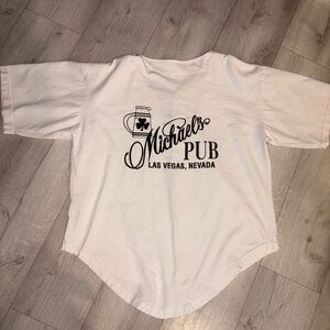 Vintage White Baseball Style Las Vegas Shirt